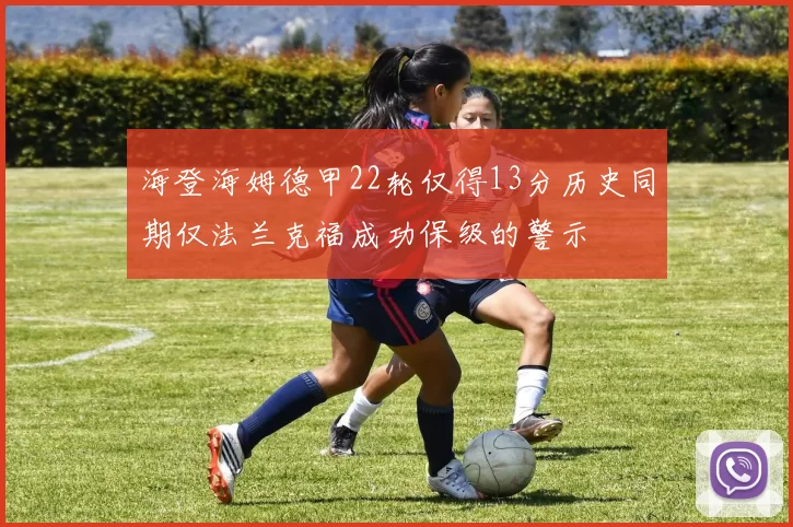 海登海姆德甲22轮仅得13分历史同期仅法兰克福成功保级的警示